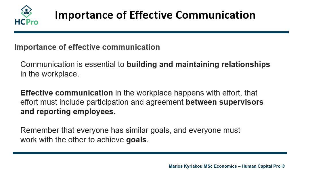 Effective Communication At The Workplace Human Capital Pro