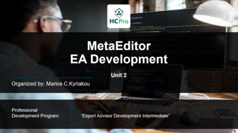 PART 2 – MetaEditor EA Development